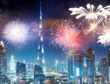 دبي تعلن خريطة الطرق المغلقة بمحيط برج خليفة خلال احتفالات رأس السنة