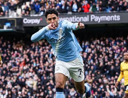 عمر مرموش يفتتح سجل أهدافه مع مانشستر سيتي في 2026