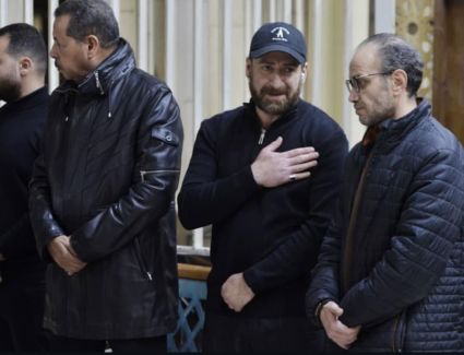 نجوم الفن يقدمون واجب العزاء للفنان نضال الشافعي في وفاة والدته