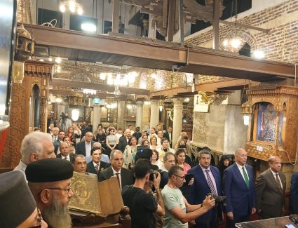     احتفالية روحانية بكنائس زويلة الأثرية في ذكرى رحلة العائلة المقدسة إلى مصر