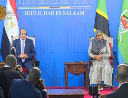الرئيس السيسي ورئيسة تنزانيا يشهدان التوقيع على عدد من الاتفاقيات ومذكرات التفاهم