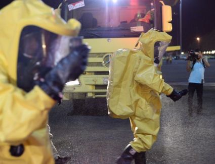 الدفاع المدني السعودي ينفذ تجربة لمواجهة احتمالات تدافع الحجاج بمشعر مزدلفة